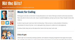 Desktop Screenshot of hitthebits.com